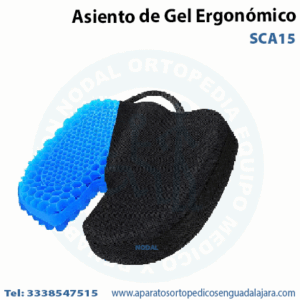 Asiento de gel ergonómico mod SCA15