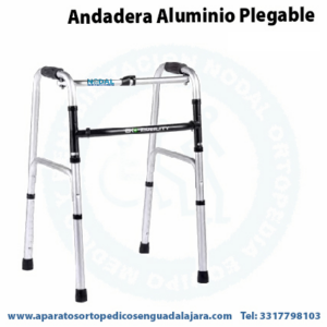 Andadera Aluminio Plegable en Renta