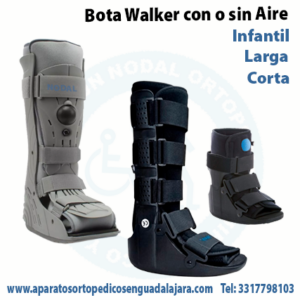 Bota Walker corta alta infantil