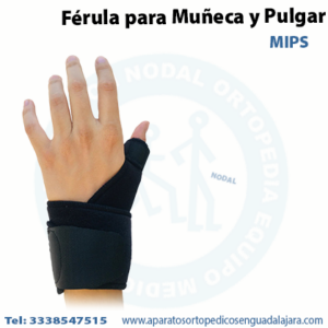Férula para Muñeca y Pulgar mod MIPS